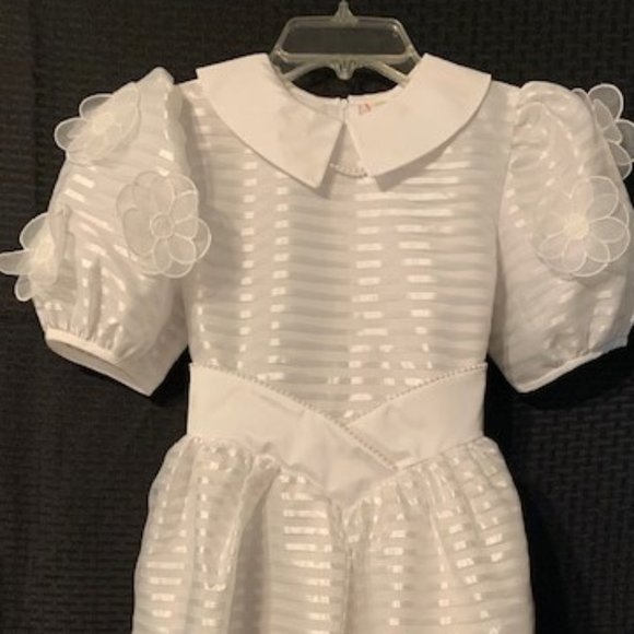 Girls size 10 White Dress: First Communion, Flower Girl, Wedding, Formal, etc. - Picture 2 of 12